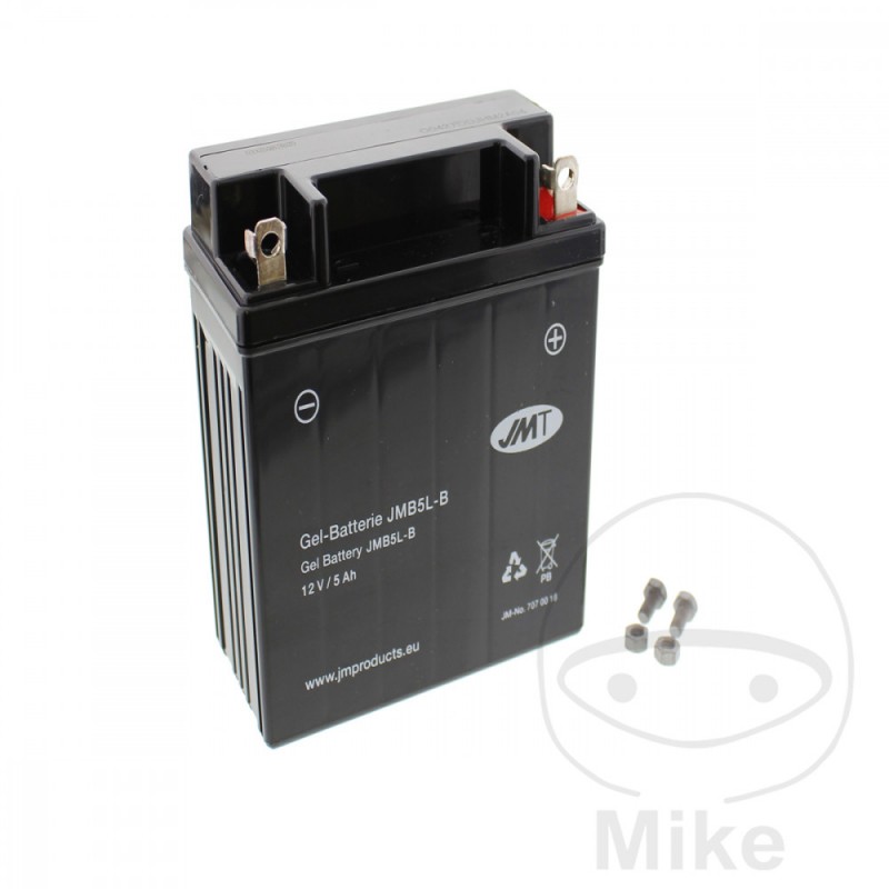 JMT activated gel motorcycle battery YB5L-B 707.00.18