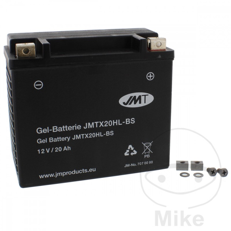 JMT Bateria moto de gel activada YTX20HL-BS 707.00.99