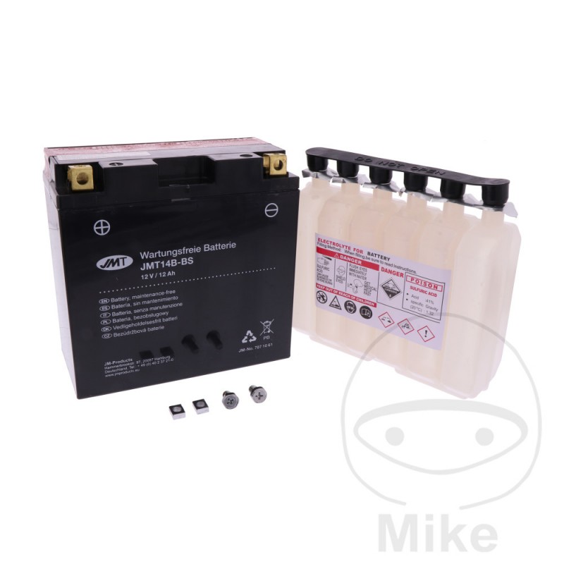 JMT Maintenance-free battery with electrolyte YT14B-BS 707.10.61