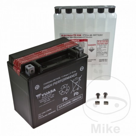 YUASA motorcycle battery YTX14H-BS 707.18.22