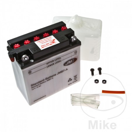 JMT motorcycle battery with electrolyte YB7-A 707.35.05