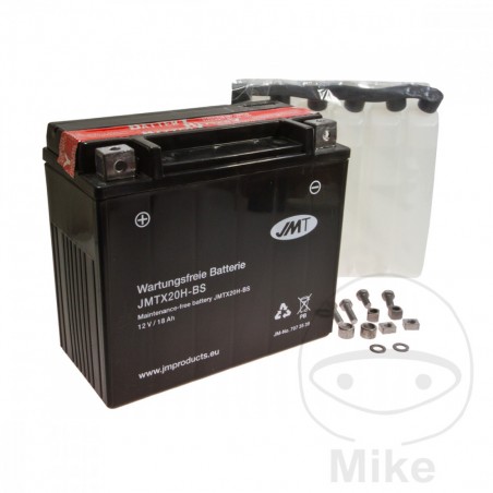 JMT Batería sin mantenimiento con electrolito YTX20H-BS 707.35.39