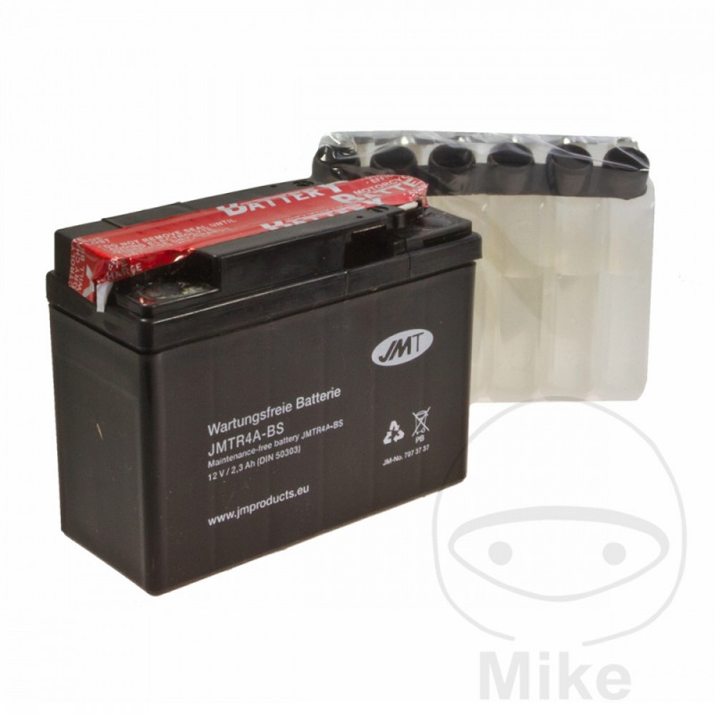 JMT Maintenance-free battery with electrolyte YTR4A-BS 707.37.37