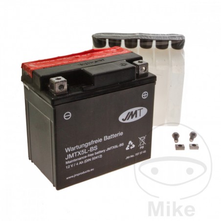 JMT Maintenance-free battery with electrolyte YTX5L-BS 707.37.45
