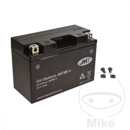 JMT activated gel motorcycle battery YT9B-BS 707.39.01
