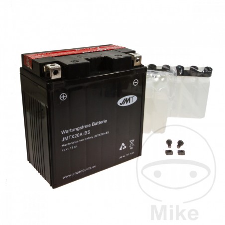 JMT Maintenance-free battery with electrolyte YTX20A-BS 707.40.65