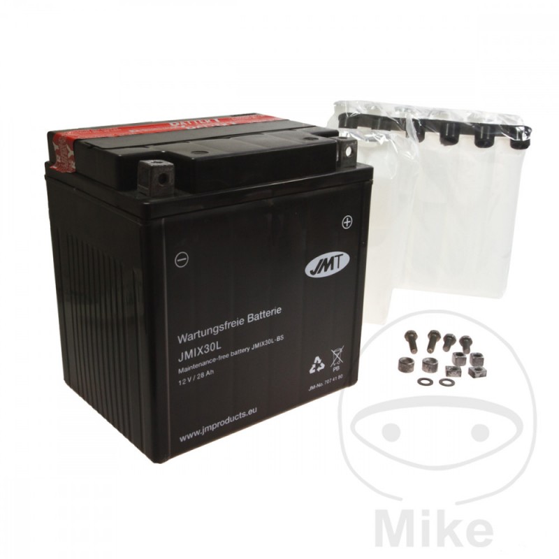 JMT Maintenance-free battery with electrolyte YIX30L-BS 707.41.80