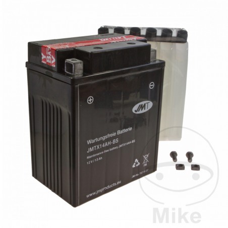 JMT Maintenance-free battery with electrolyte YTX14AH-BS 707.45.37