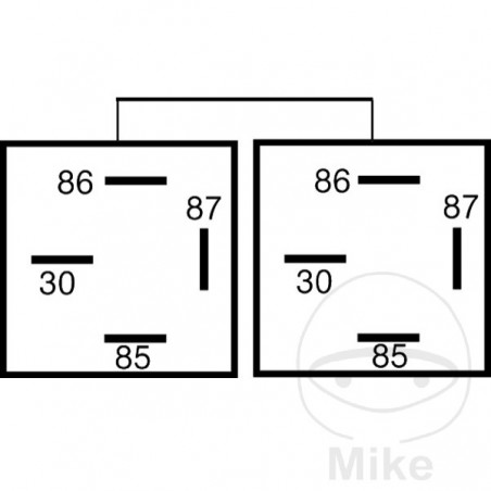 HERTH+BUSS 8-pole multifunctional relay 12 V 30 A 108.04.05