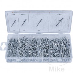 Pack 400 assorted blind rivets 479.07.70