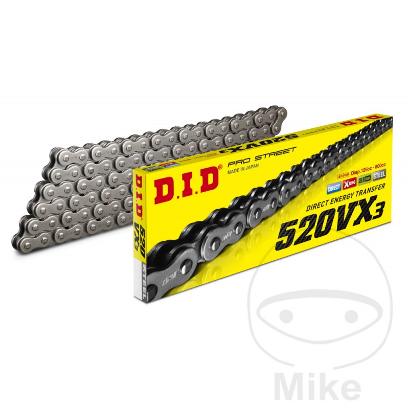 DID Open chain with clip fastening X-RING 520VX3/130 797.02.60