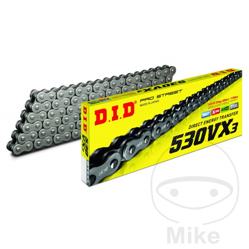 DID Paso cadena de moto enganche remache hueco X-RING 530VX3 7480433