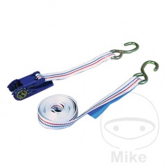 Set of fastening straps with ratchet and hook 25 MM 4 M G S 235.62.51