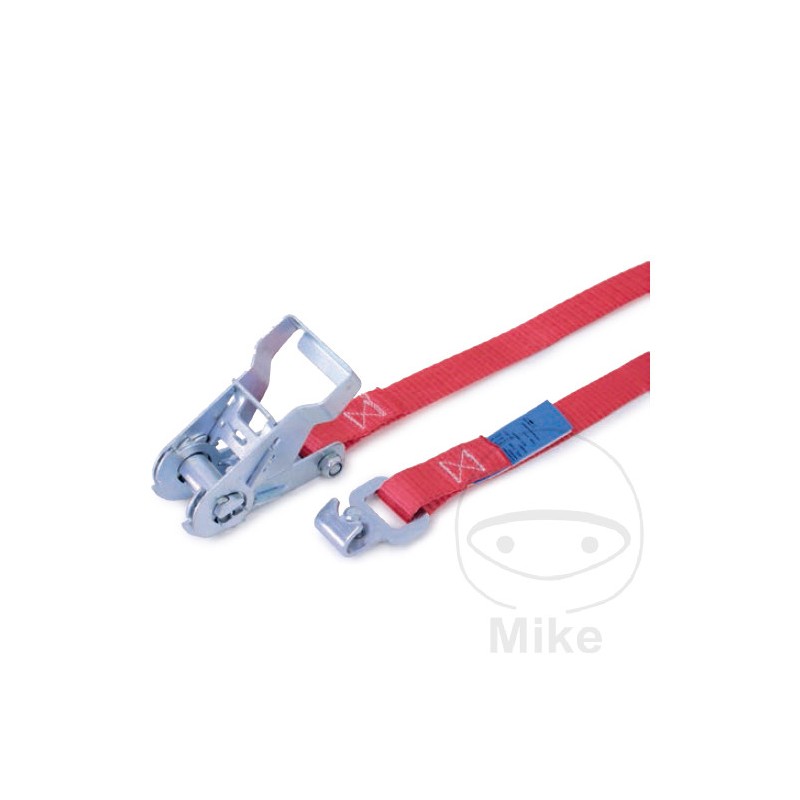 Motorcycle luggage strap with ratchet 25 MM/0.5+4.5 M 338.05.96
