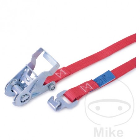 Correa de sujeción equipaje moto con carraca 25 MM/0.5+4.5 M 338.05.96