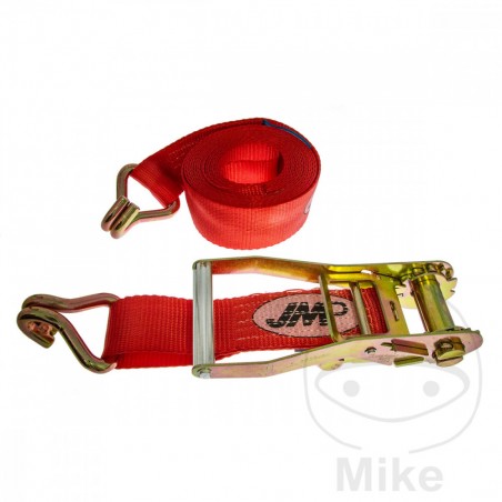 JMP Motorcycle luggage strap with ratchet and hook 50 MM/6 M 722.80.43