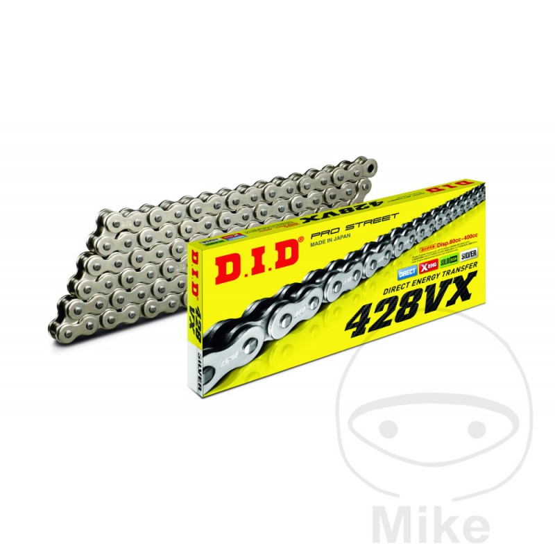 DID Cadena abierta con enganche clip X-RING SS 428VX 748.04.78