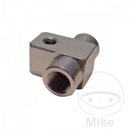 Adaptador distribuidor 2 vias recto para latiguillo de freno TYP811-1 M10 X 1.00 757.09.50