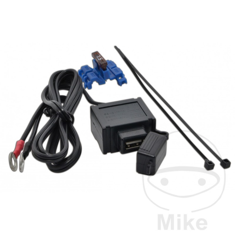 BAAS BIKE PARTS motorcycle socket USB 2A 706.05.85
