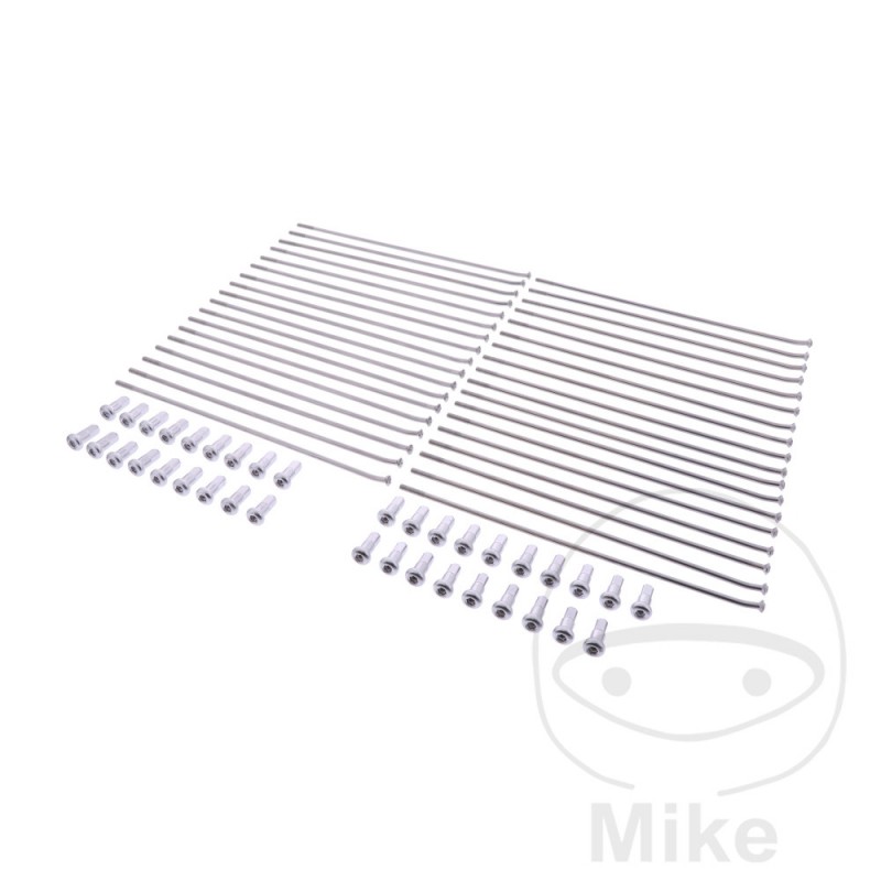 Set of 36 spokes for front wheel with nipples 701.03.19