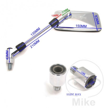 JMP Right/Left Rear View Mirror 713.17.09