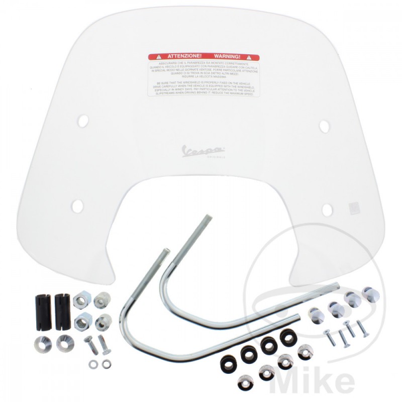 VESPA Motorcycle scooter windshield kit OEM 774.02.68