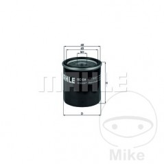 MAHLE FILTER, OIL OC534 310.46.76