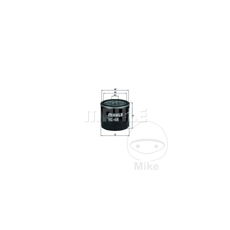 MAHLE FILTER, OIL OC458 313.67.44