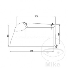6ON Funda de moto 500-1000CC 711.55.12