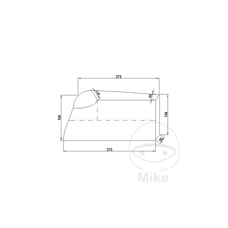 6ON Funda de moto 500-1000CC 711.55.12