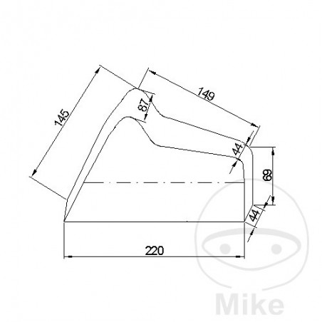 6ON Motorcycle cover 500CC 711.55.20