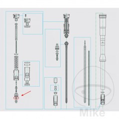 KAYABA compression sleeve 6X8X3.8 MM 773.05.80