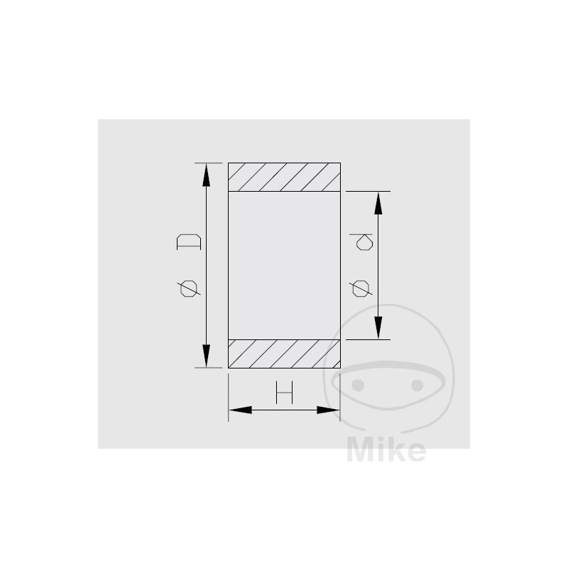 KAYABA Bearing needle cage for piston rod 773.12.09