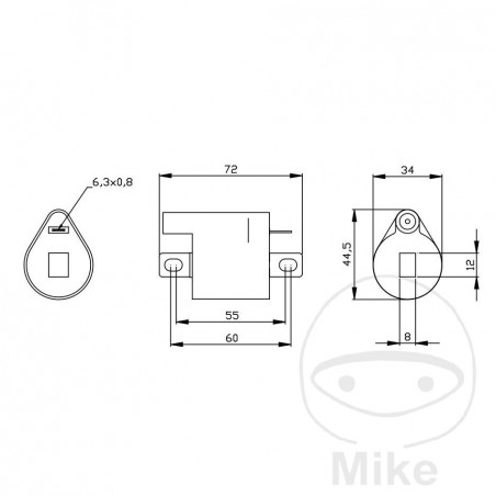 IGNITION COIL 12V 700.28.39