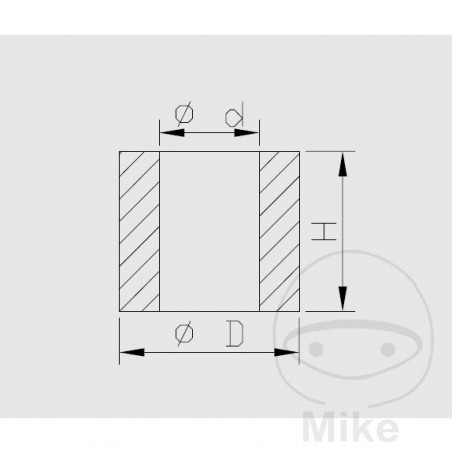KAYABA Damper Piston Rod Inner Pin 3.8X6X12 773.06.15