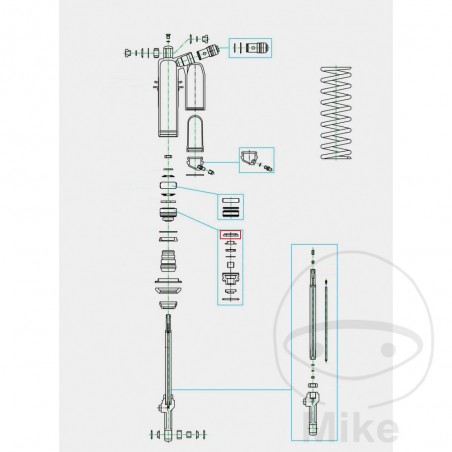 KAYABA Stop rubber for shock absorber head 16 MM 773.11.80