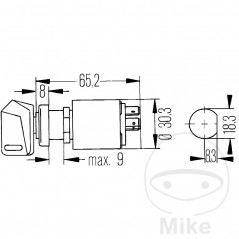 HELLA contact switch 145.12.51