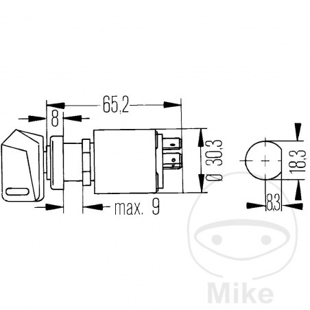 HELLA contact switch 145.12.51
