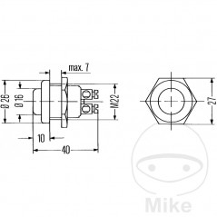 HELLA contact switch 145.20.51