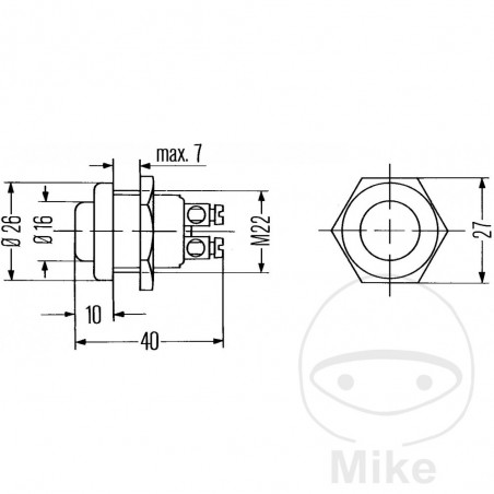 HELLA contact switch 145.20.51