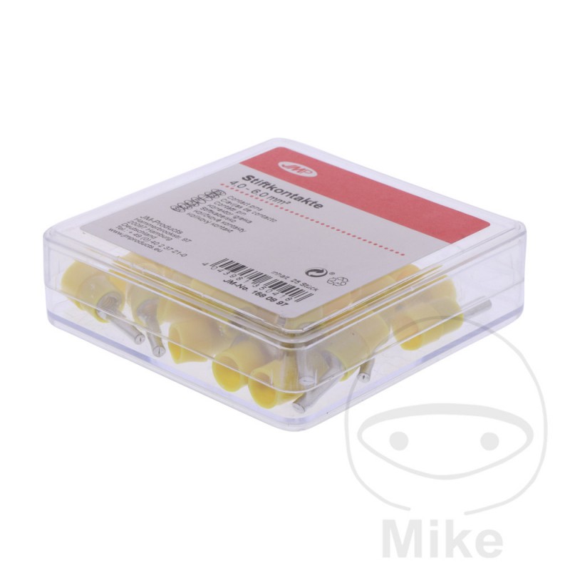 JMP Caja 25 terminales aislados para cables 4.6-6.0 ALTN: 1580657 158.08.97
