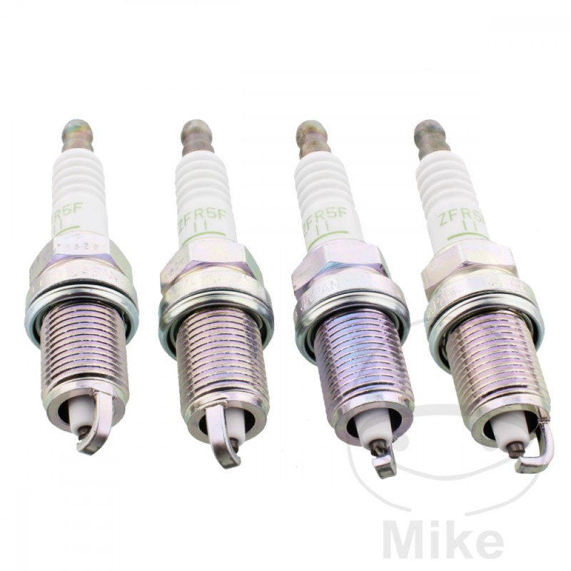 NGK Pack 4 spark plugs ZFR5F-11 VL40 134.50.33