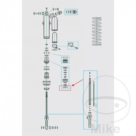 KAYABA Junta amortiguador para moto 38 X 44 3.1 MM 773.11.88