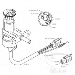 JMP Ignition lock with key 705.07.02