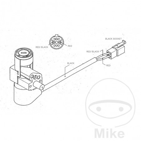 JMP Ignition lock with key 705.07.14