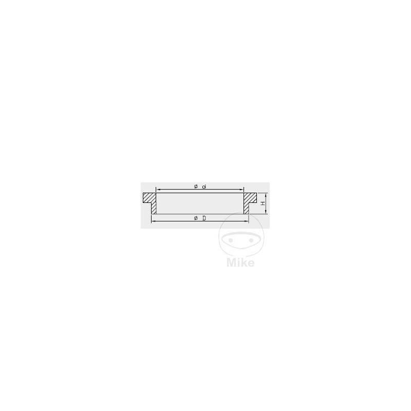 KAYABA Shock absorber cap cylinder 50/16 MM 773.11.89