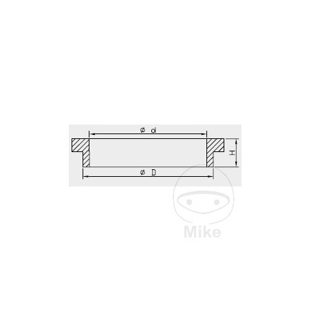 KAYABA Cilindro tapa de amortiguador 50/16 MM 773.11.89