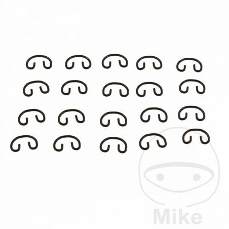 JMP Juego clips bulón de pistón 12 MM 776.03.30