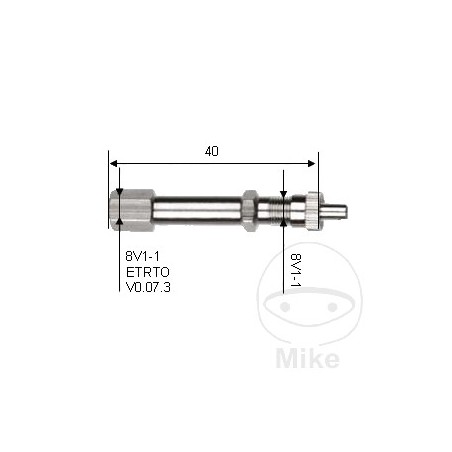 straight valve extension 30 MM 519.46.18