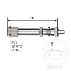 straight valve extension 54 MM 519.46.26